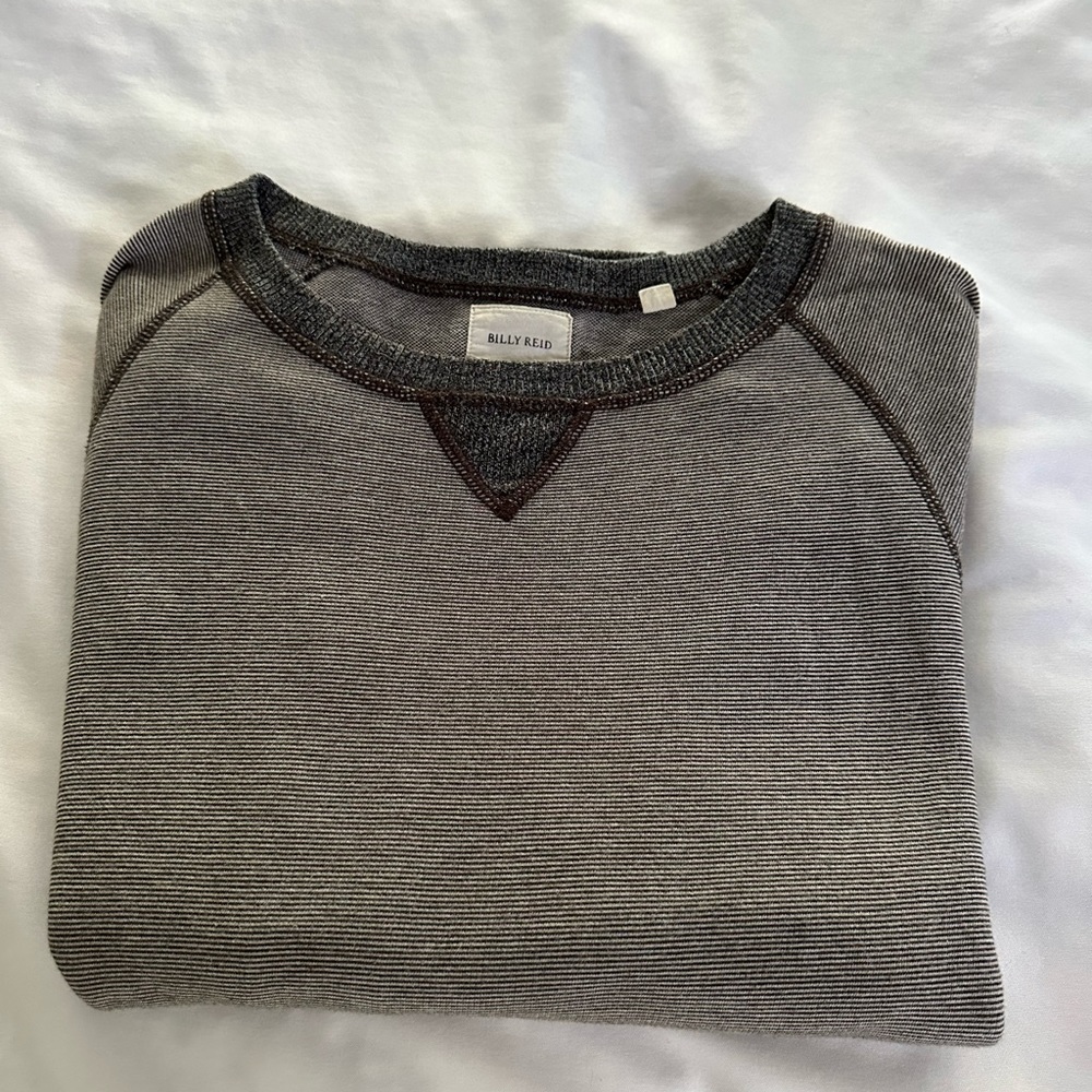 Large billy Reid striped sweatshirt